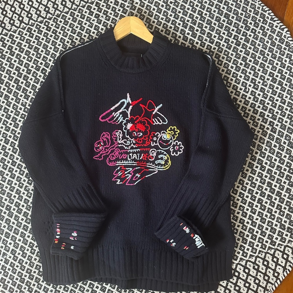 Women’s Zadig and Voltaire 100% merino wool sweater, size small, NWT